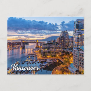 Cartão Postal Vancouver, Colúmbia Britânica, Canadá