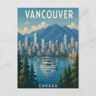 Cartão Postal Vancouver Colúmbia Britânica Noroeste Pacífico