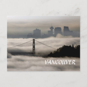 Cartão Postal Vancouver Fog