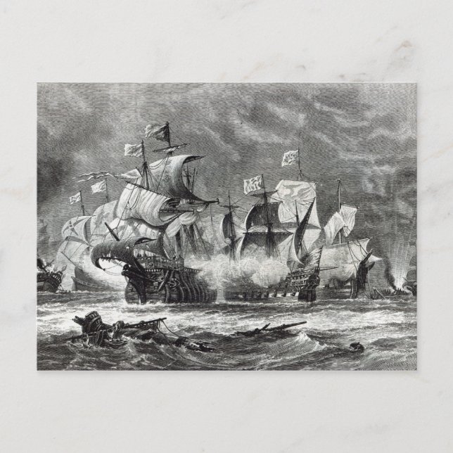 Cartão Postal Vanguard, sob Sir William Winter (Frente)
