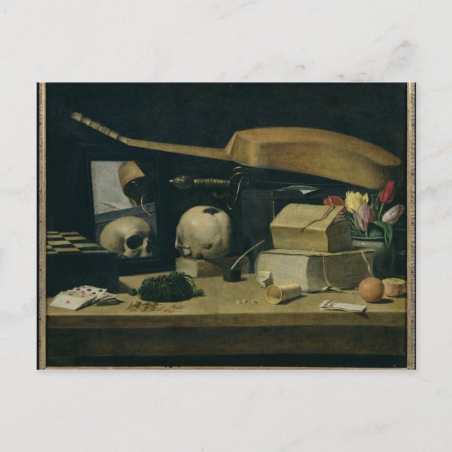 Cartão Postal Vanitas (Frente)