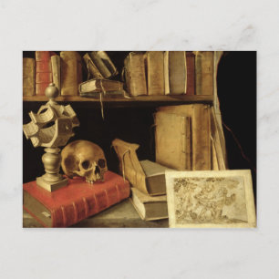 Cartão Postal Vanitas com um Sundial, c.1626-40
