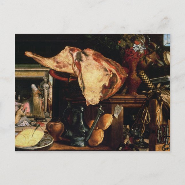 Cartão Postal Vanitas continua vivo, 1552 (Frente)