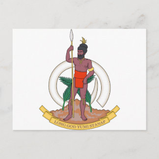 Cartão Postal Vanuatu Coat of Arms