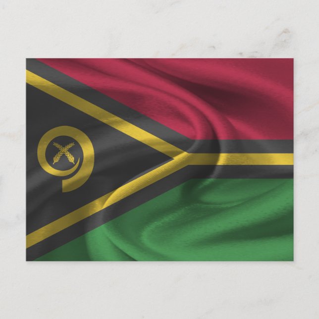 Cartão Postal Vanuatu Flag (Frente)