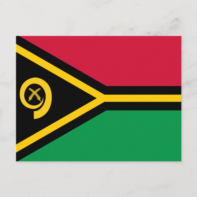 Cartão Postal Vanuatu Flag (Frente)