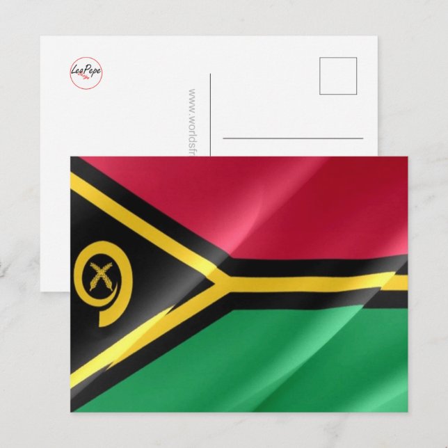 Cartão Postal Vanuatu - Sinalizador de onda - (Frente/Verso)
