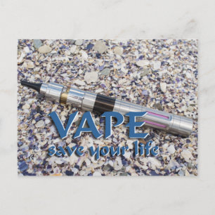 Cartão Postal Vape e salve sua vida