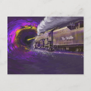 Cartão Postal Vapor no buraco negro da história