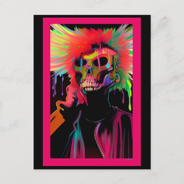 Cartão Postal Vaporface Death Rattle (Frente)