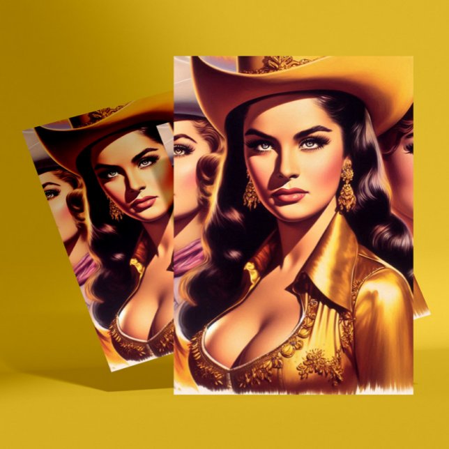 Cartão Postal Vaqueiras Lindas Retro (Criador carregado)