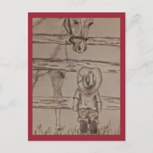 Cartão Postal vaqueiro (Frente)