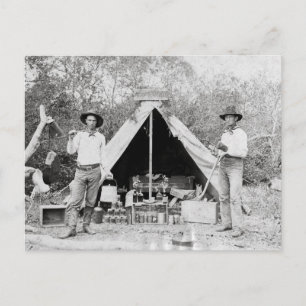 Cartão Postal Vaqueiros no Acampamento, 1890
