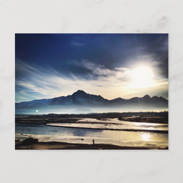 Cartão Postal várias cenas do alasca (Frente)