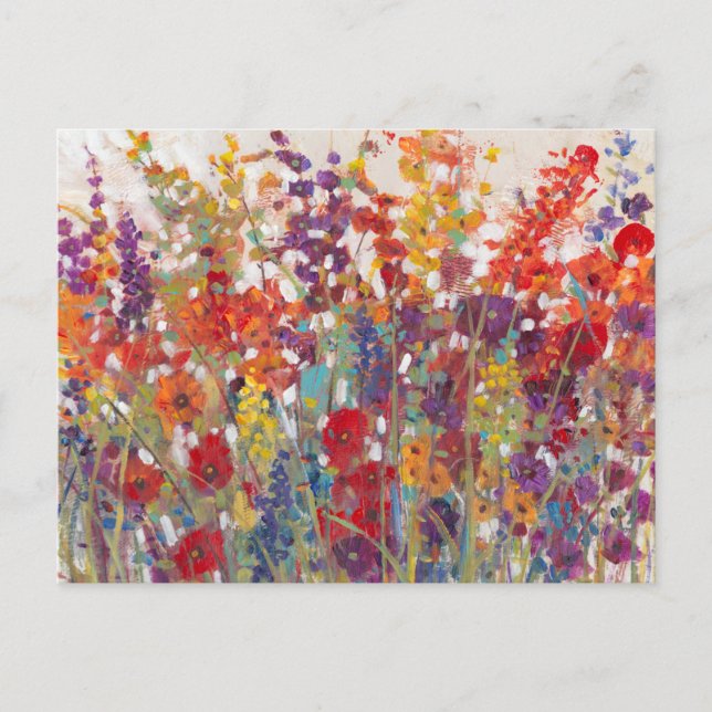 Cartão Postal Variedade de Flores (Frente)