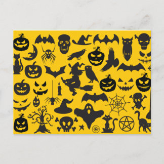 Cartão Postal Vários Halloween