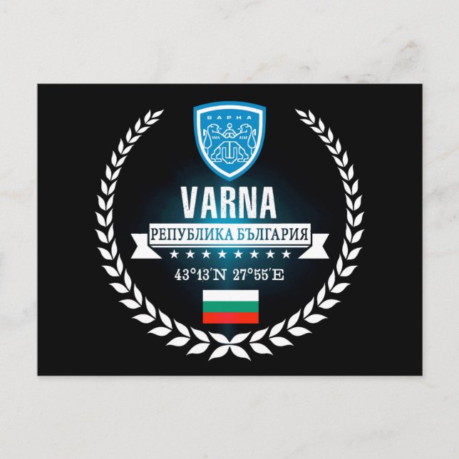 Cartão Postal Varna (Frente)