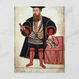 Cartão Postal Vasco da Gama , ilustração