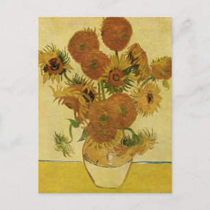 Cartão Postal Vase com Quinze Girassóis, Van Gogh Fine Art