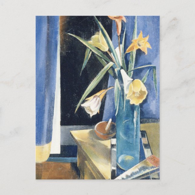 Cartão Postal Vase das Flores - Preston Dickinson (Frente)