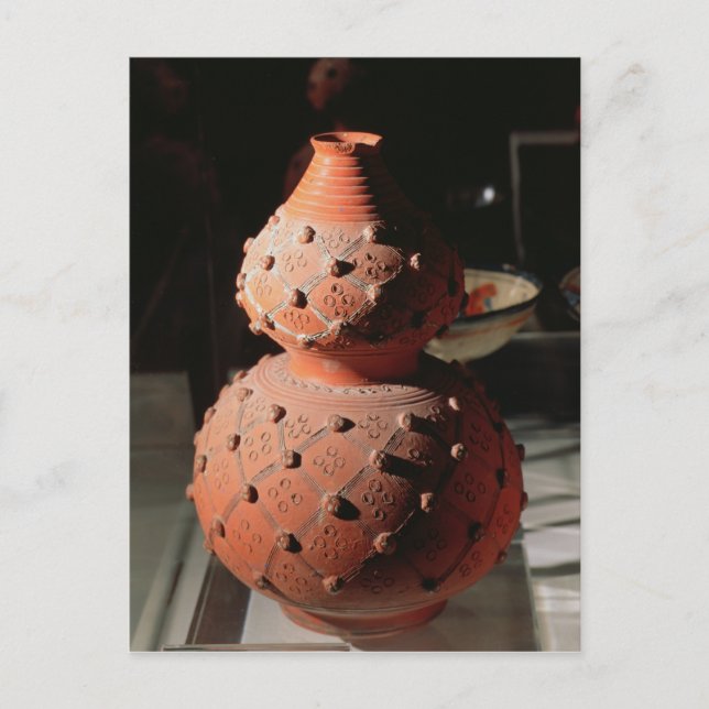Cartão Postal Vase em forma de uma abóbora (Frente)