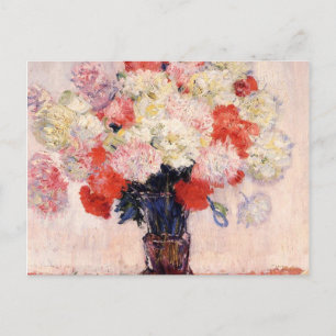 Cartão Postal Vase Of Peonies De Claude Monet