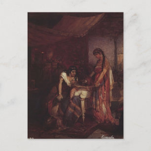 Cartão Postal Vasily Surikov- Salome traz a Rua John