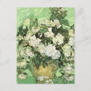 Cartão Postal Vaso com Rosas - Van Gogh