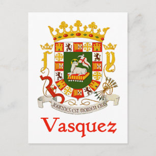 Cartão Postal Vasquez Shield de Porto Rico