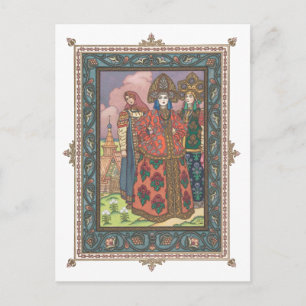 Cartão Postal Vassilissa, o Bela Folktale Russo