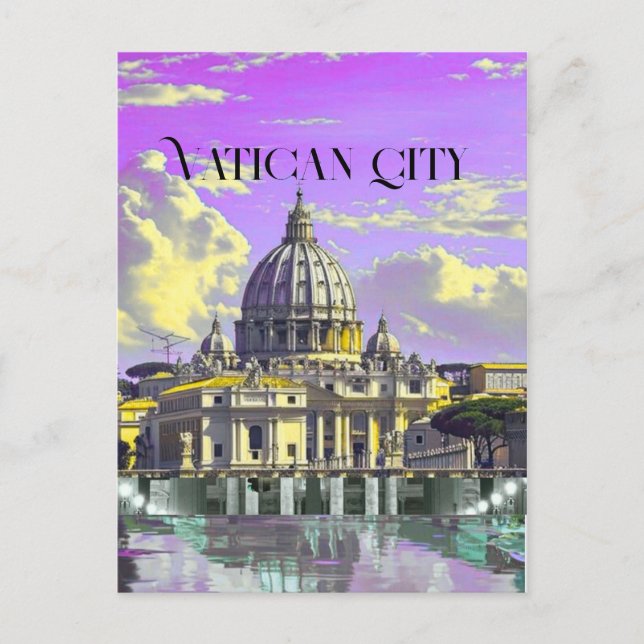 Cartão Postal Vatican City Travel Postcard, Vatican City Postcar (Frente)
