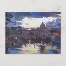 Cartão Postal Vaticano Roma Feliz Natal