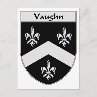 Cartão Postal Vaughn Casaco de Armas/Proteção da Família