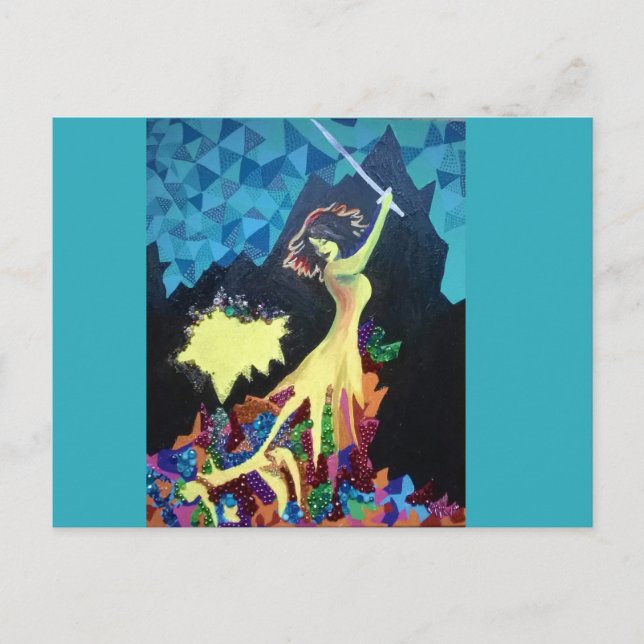 Cartão postal Vav Hey Vav: Retorno à Criação (Frente)