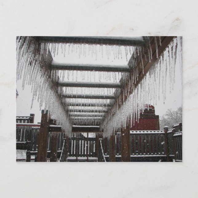 Cartão Postal Vazio de gelo em Oklahoma 2010! (Frente)