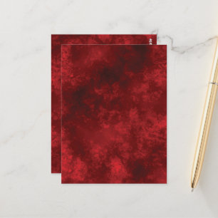 CARTÃO POSTAL VAZIO RED CRIE A SUA PLACA DE POSTO