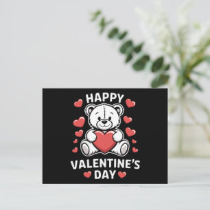 Cartão Postal Vday do feliz dia de os namorados Bear