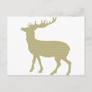 Cartão Postal Veado pastel