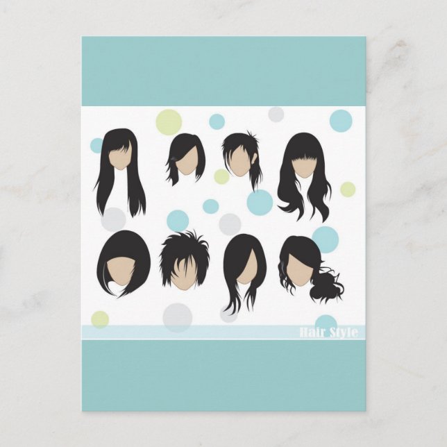 Cartão Postal vectorvaco_09102001_hair_style (Frente)
