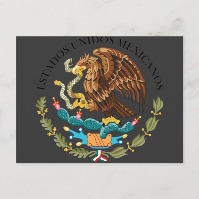 Cartão Postal Vedar o Governo México, México (Frente)