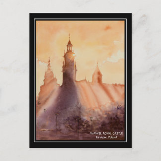 Cartão Postal VEE Painted Wawel Royal Castle