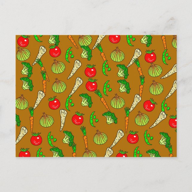 Cartão Postal Veg Wallpaper (Frente)