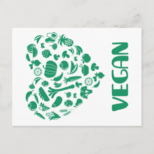 Cartão Postal Vegan Lover