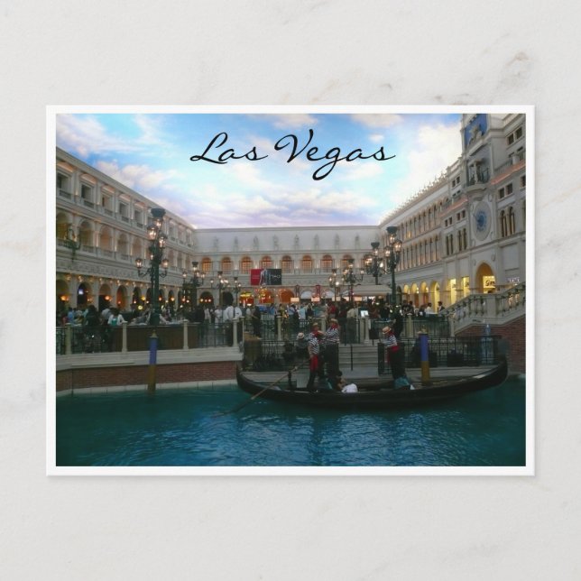 Cartão Postal vegas gondala (Frente)