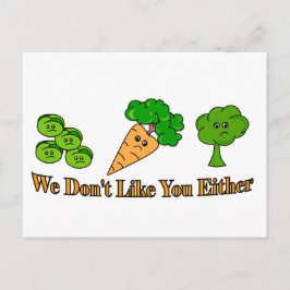 Cartão Postal Veggies