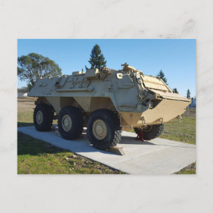Cartão Postal Veículo Blindado 6x6 Desert Tan