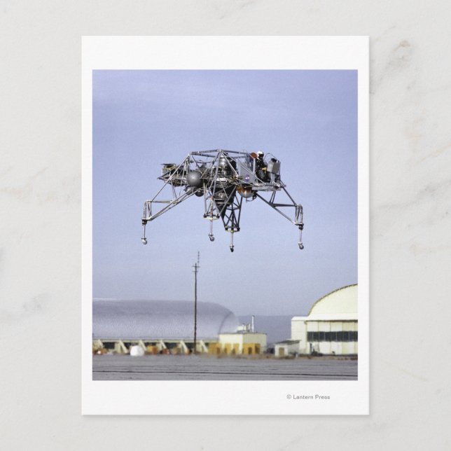 Cartão Postal Veículo de investigação de aterrissagem solar em v (Frente)
