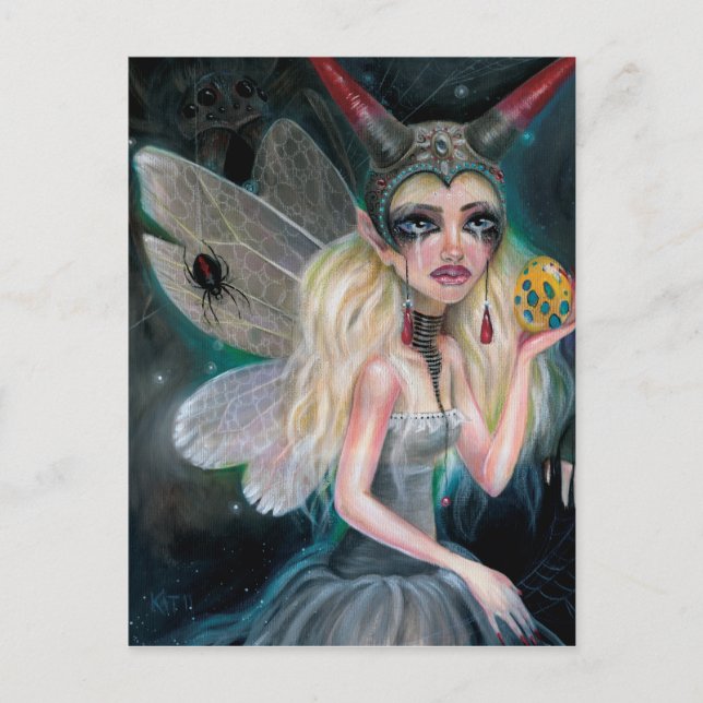 Cartão Postal Veio uma aranha (Frente)