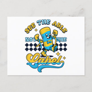 Cartão Postal veja a percepção da síndrome de impossível rotular