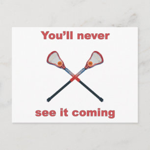 Cartão Postal Veja O Que Vem Lacrosse